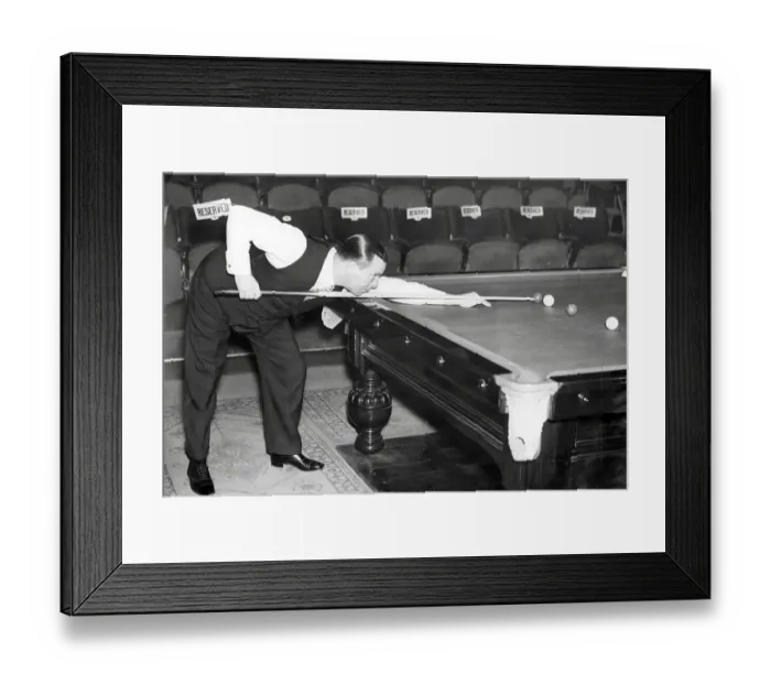 Framed Print : Joe Davis, snooker player Framed Print : Joe Davis, snooker player