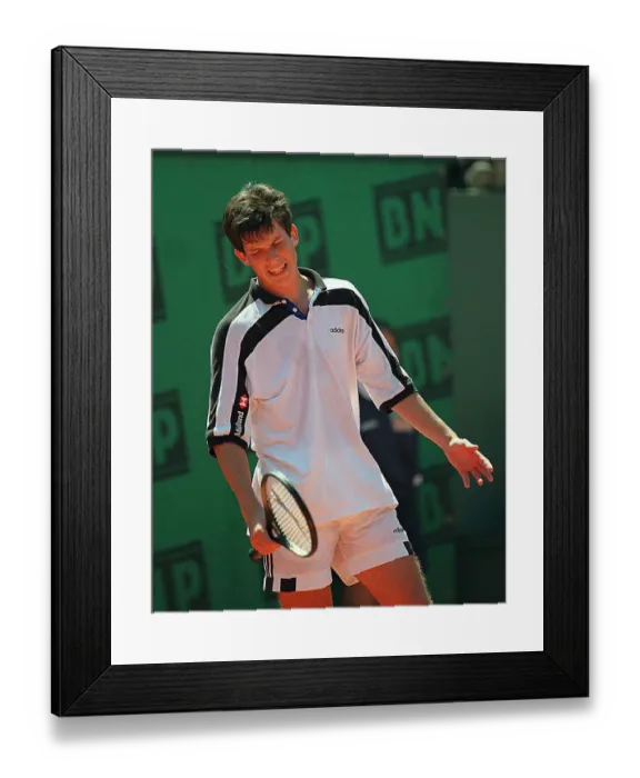 Framed Print : Tim Henman at the French Open 1997 Framed Print : Tim Henman at the French Open 1997