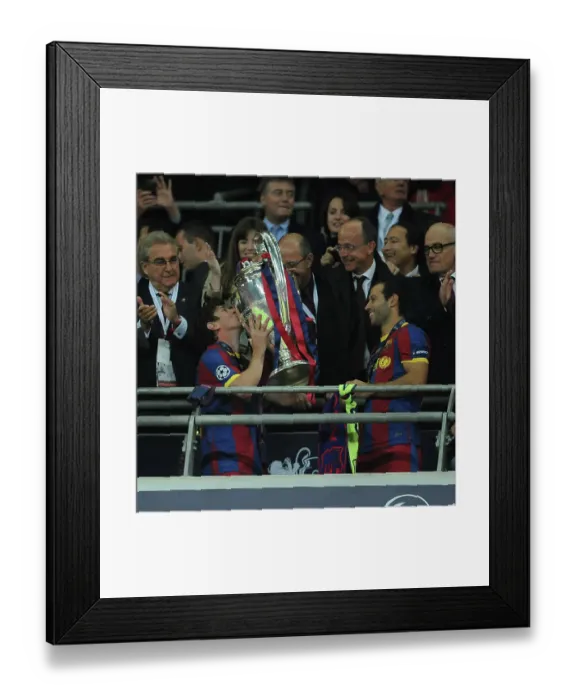 Framed Print : Lionel Messi and Javier Mascherano with the trophy Framed Print : Lionel Messi and Javier Mascherano with the trophy