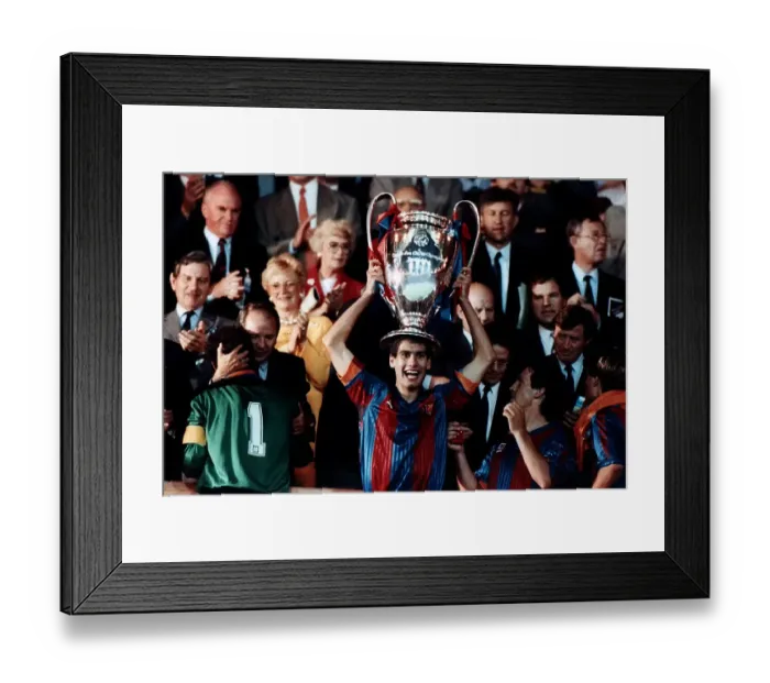 Framed Print : FC Barcelona's Josep Guardiola lifts the UEFA Champions League trophy Framed Print : FC Barcelona's Josep Guardiola lifts the UEFA Champions League trophy