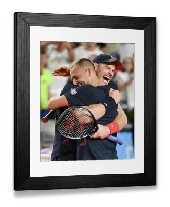 Framed Print : Team GB tennis players Andy Murray and Dan Evans Paris 2024 Olympics Framed Print : Team GB tennis players Andy Murray and Dan Evans Paris 2024 Olympics