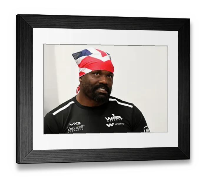 Framed Print : SoulofSport. Derek Chisora fight week behind the scenes 2024