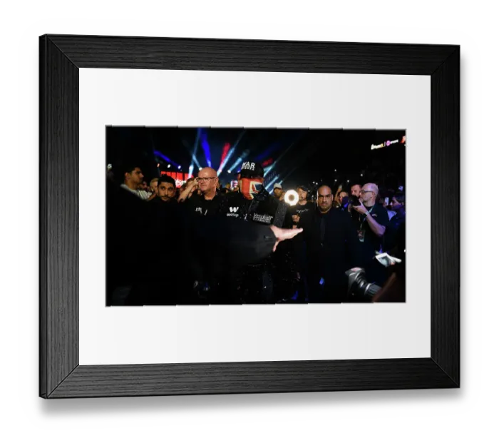Framed Print : SoulofSport. Derek Chisora fight week behind the scenes 2024