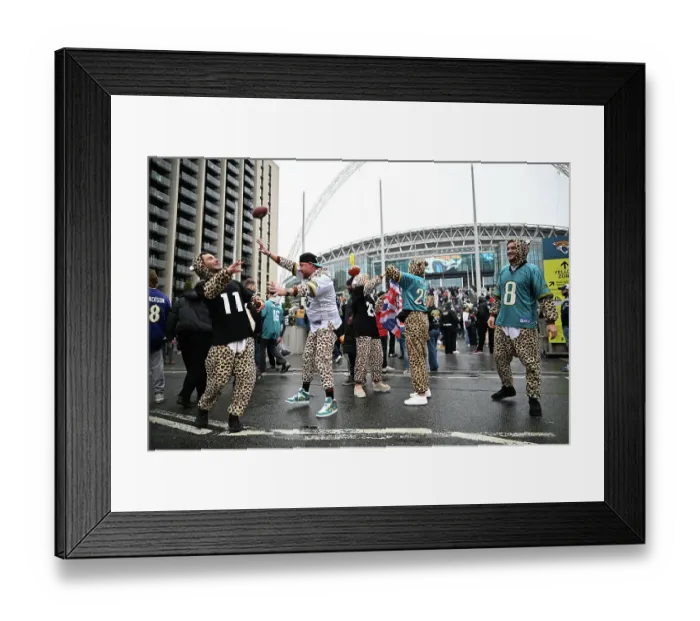 Framed Print : Jacksonville Jaguars v New England Patriots. Wembley stadium, London 2024 Framed Print : Jacksonville Jaguars v New England Patriots. Wembley stadium, London 2024