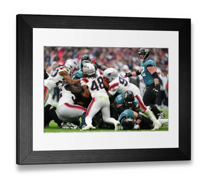 Framed Print : Jacksonville Jaguars v New England Patriots. Wembley stadium, London 2024 Framed Print : Jacksonville Jaguars v New England Patriots. Wembley stadium, London 2024