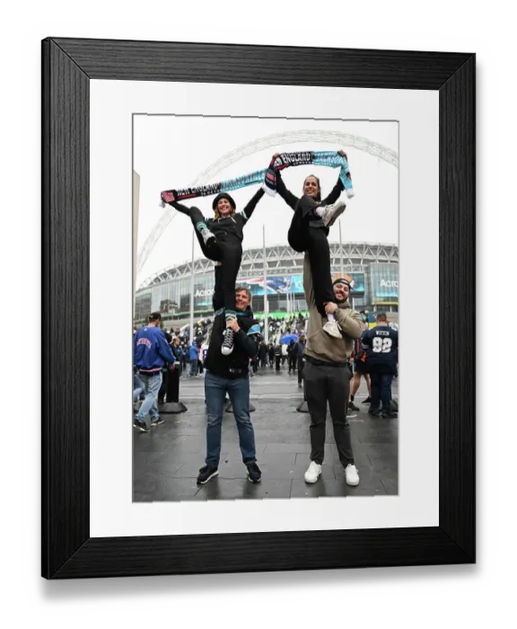 Framed Print : Jacksonville Jaguars v New England Patriots. Wembley stadium, London 2024