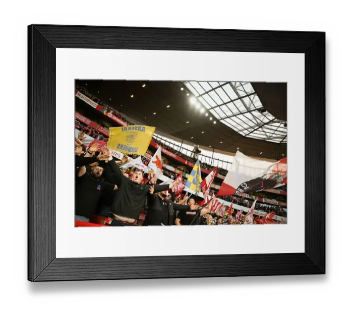 Framed Print : Arsenal fans Framed Print : Arsenal fans