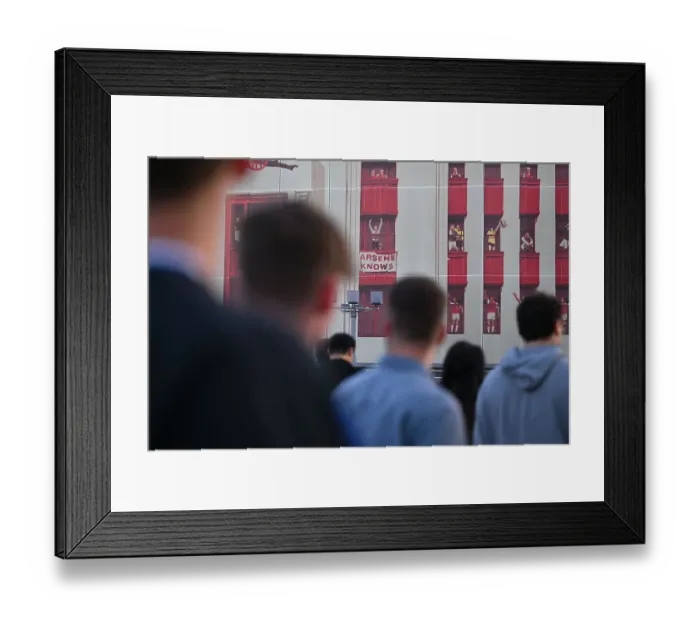 Framed Print : Arsenal fans Framed Print : Arsenal fans