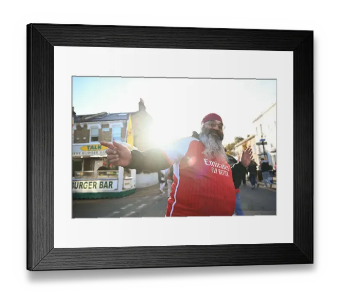 Framed Print : Arsenal fans Framed Print : Arsenal fans
