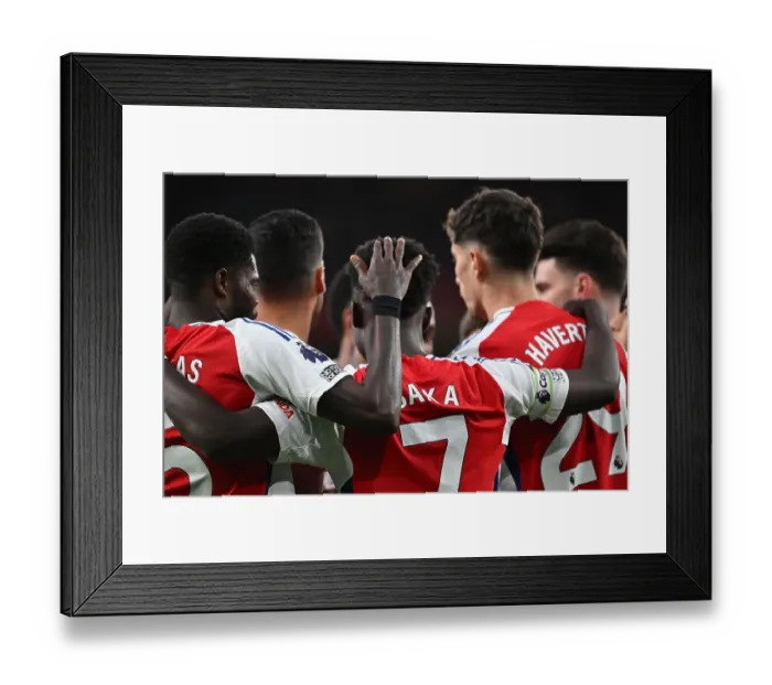 Framed Print : Arsenal celebrates Framed Print : Arsenal celebrates