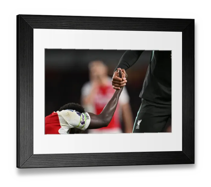 Framed Print : Arsenal v Liverpool, Oct 2024 premier league, Emirates stadium