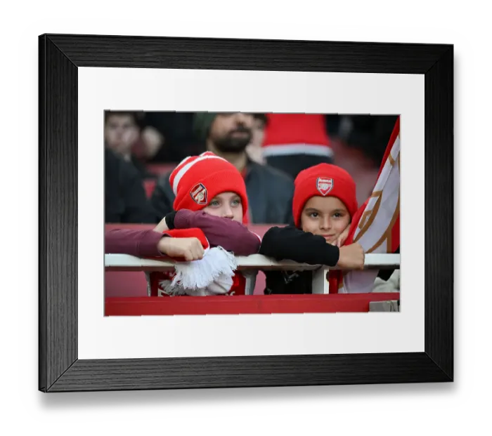 Framed Print : Arsenal fans Framed Print : Arsenal fans