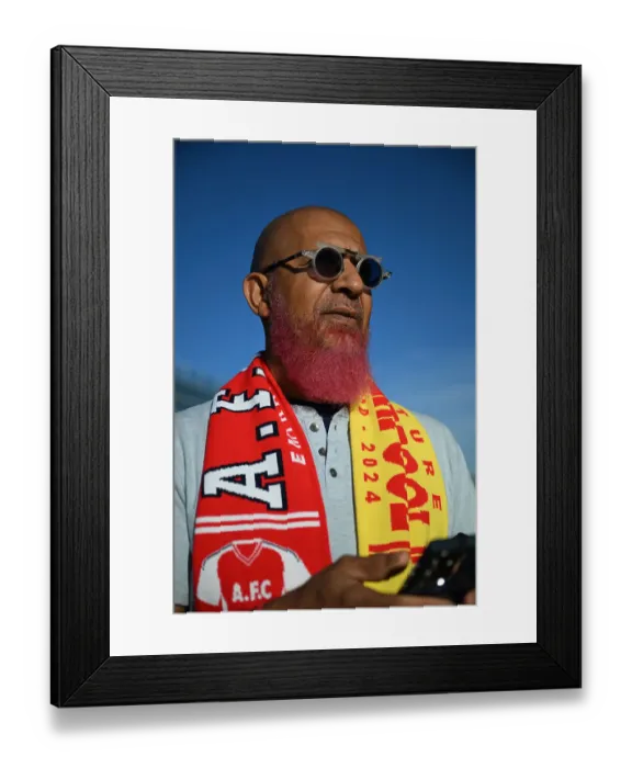 Framed Print : Arsenal fans Framed Print : Arsenal fans