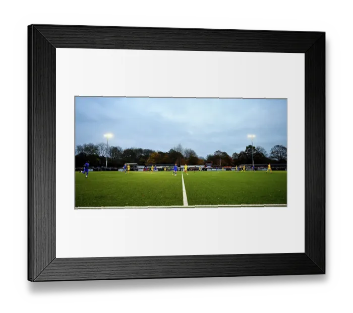 Framed Print : FA Cup first round. Tonbridge Angels v Harborough Town Framed Print : FA Cup first round. Tonbridge Angels v Harborough Town