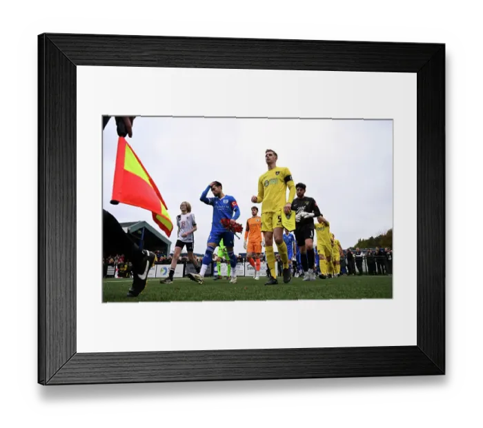 Framed Print : FA Cup first round. Tonbridge Angels v Harborough Town Framed Print : FA Cup first round. Tonbridge Angels v Harborough Town
