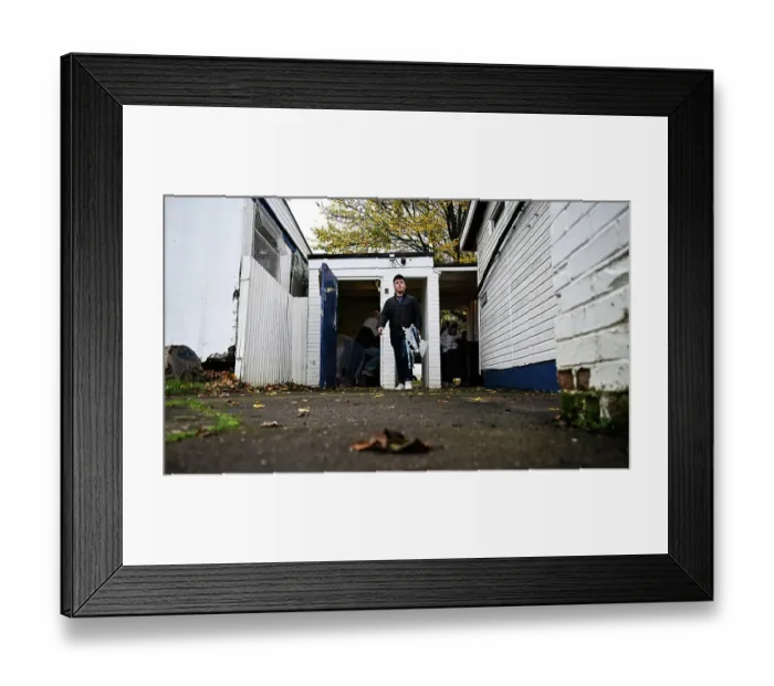 Framed Print : FA Cup first round. Tonbridge Angels v Harborough Town Framed Print : FA Cup first round. Tonbridge Angels v Harborough Town