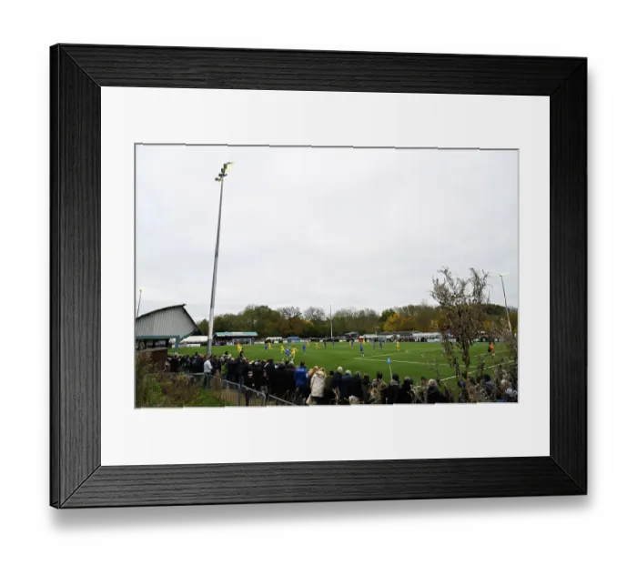 Framed Print : FA Cup first round. Tonbridge Angels v Harborough Town Framed Print : FA Cup first round. Tonbridge Angels v Harborough Town
