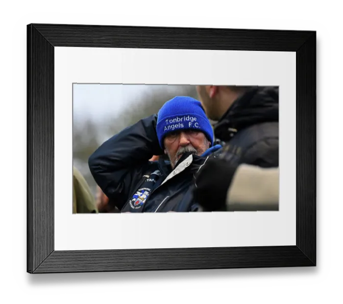 Framed Print : FA Cup first round. Tonbridge Angels v Harborough Town Framed Print : FA Cup first round. Tonbridge Angels v Harborough Town