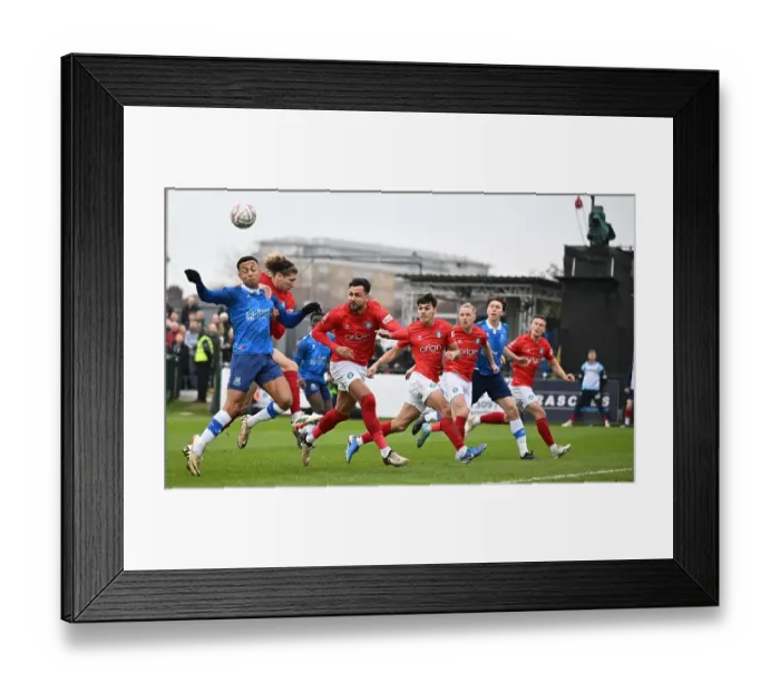 Framed Print : Wealdstone fc v Wycombe Wanderers, FA Cup 2nd round Framed Print : Wealdstone fc v Wycombe Wanderers, FA Cup 2nd round