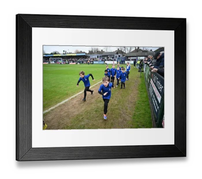 Framed Print : Wealdstone fc v Wycombe Wanderers, FA Cup 2nd round