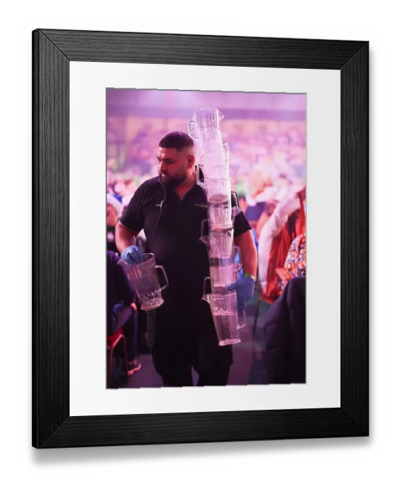 Framed Print : The Paddy Power PDC World Darts Championships 2024. Alexandra Palace