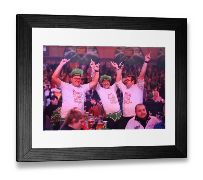 Framed Print : The Paddy Power PDC World Darts Championships 2024. Alexandra Palace