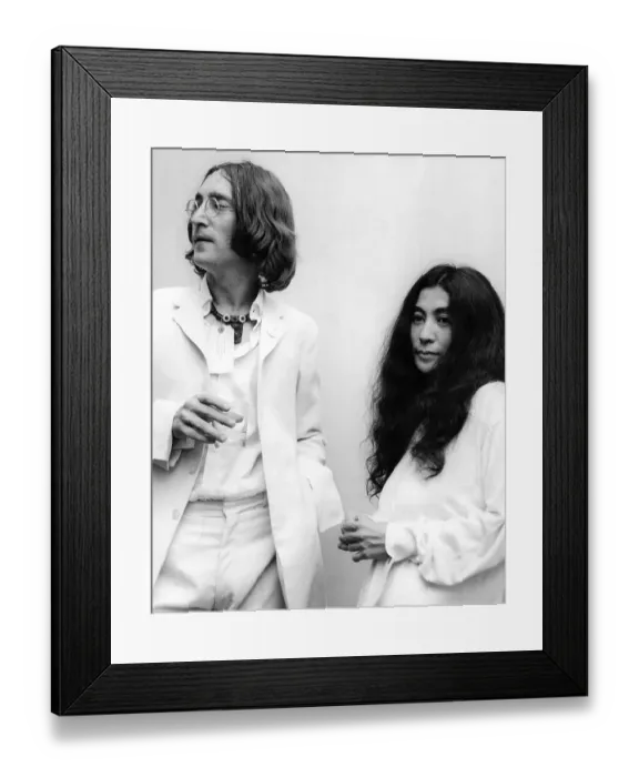Framed Print : John Lennon and Yoko Ono 1968 Framed Print : John Lennon and Yoko Ono 1968