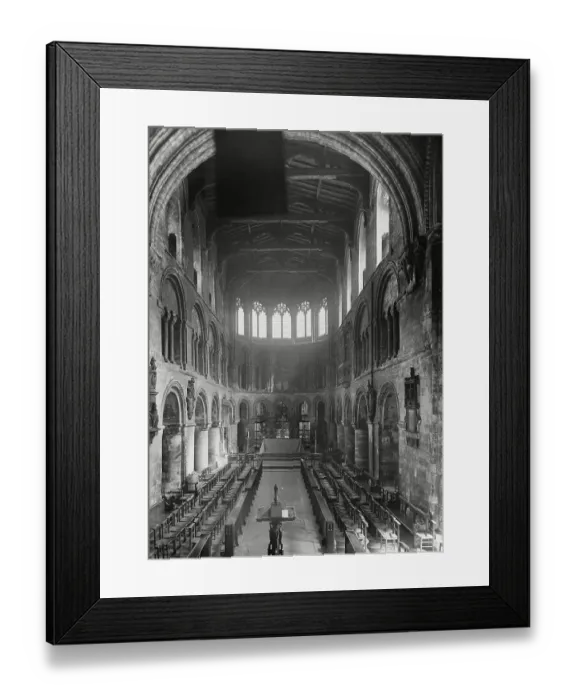 Framed Print : St Bartholomew The Great Church, Smithfield, London 1951
