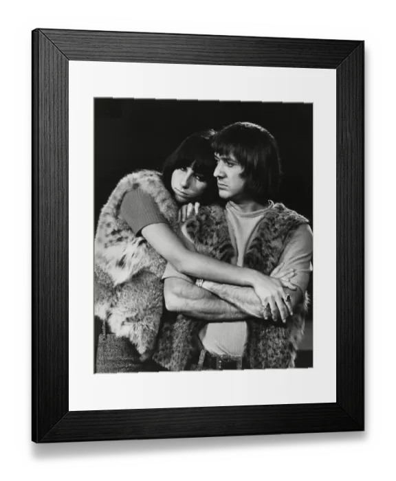 Framed Print : Sonny and Cher in 1965 Framed Print : Sonny and Cher in 1965