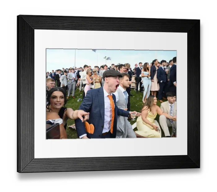 Framed Print : Racegoers 2025 Grand National Aintree Framed Print : Racegoers 2025 Grand National Aintree