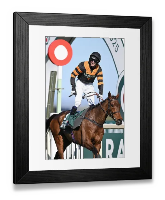 Framed Print : Jockey Patrick Mullins wins on Nick Rockett 2025 Grand National Aintree Framed Print : Jockey Patrick Mullins wins on Nick Rockett 2025 Grand National Aintree