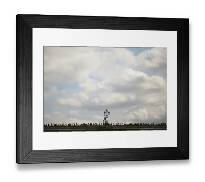 Framed Print : Watching from the bridge Framed Print : Watching from the bridge