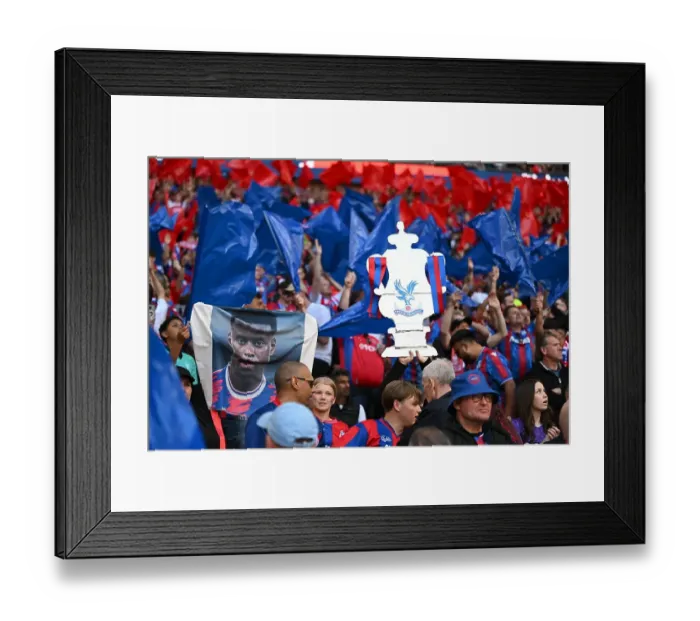 Framed Print : FA Cup Final 2025 Crystal Palace 1 Manchester City 0 Wembley Framed Print : FA Cup Final 2025 Crystal Palace 1 Manchester City 0 Wembley
