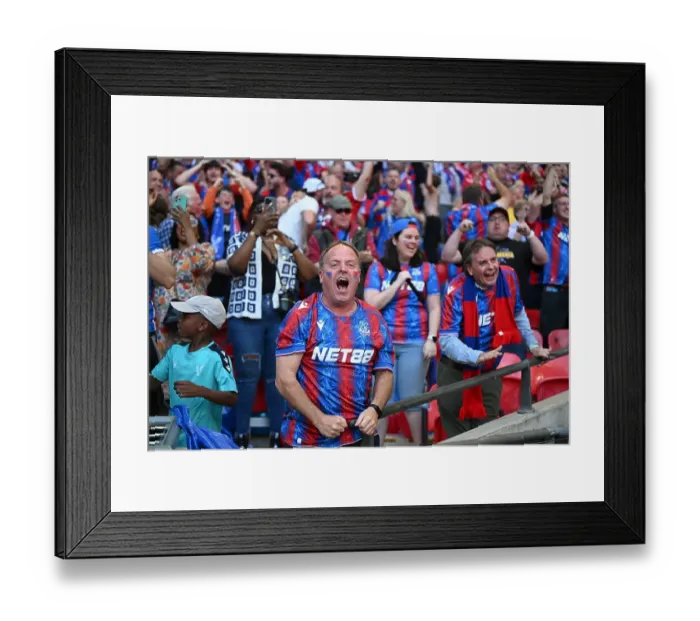 Framed Print : FA Cup Final 2025 Crystal Palace 1 Manchester City 0 Wembley Framed Print : FA Cup Final 2025 Crystal Palace 1 Manchester City 0 Wembley