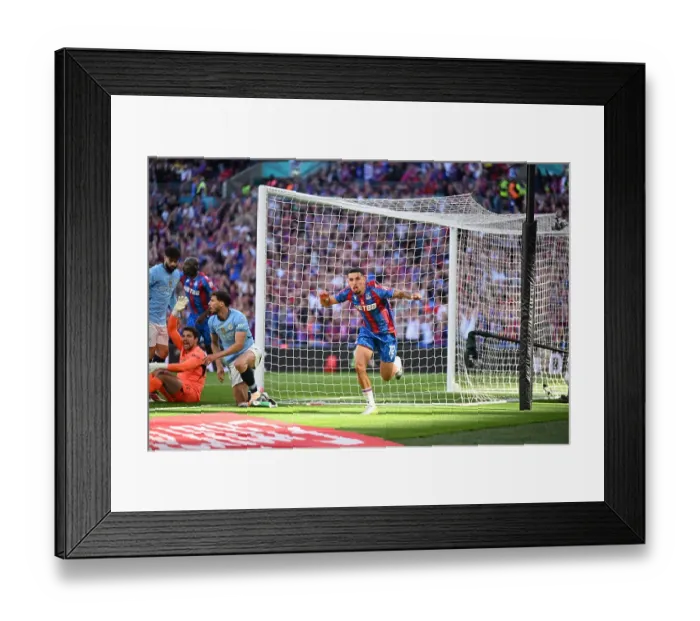 Framed Print : FA Cup Final 2025 Crystal Palace 1 Manchester City 0 Wembley Framed Print : FA Cup Final 2025 Crystal Palace 1 Manchester City 0 Wembley