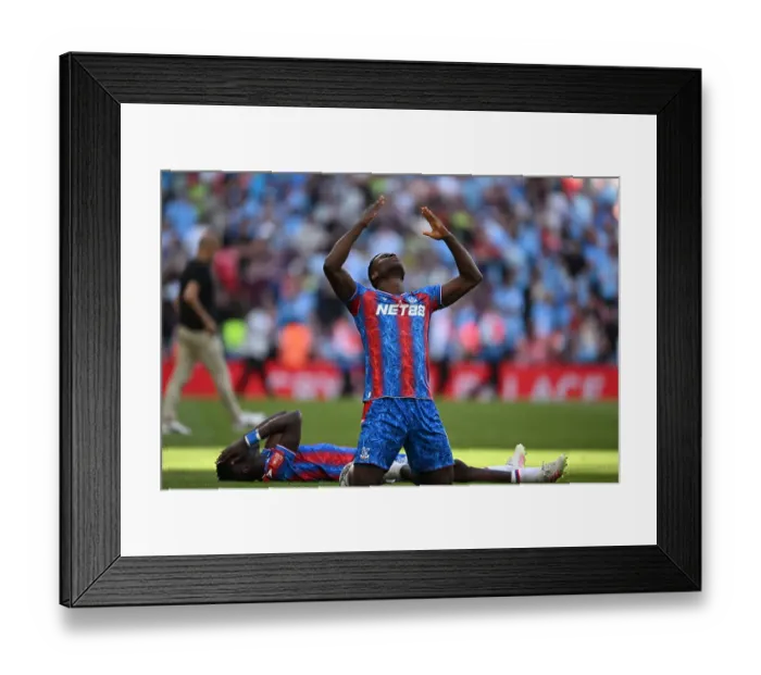 Framed Print : FA Cup Final 2025 Crystal Palace 1 Manchester City 0 Wembley Framed Print : FA Cup Final 2025 Crystal Palace 1 Manchester City 0 Wembley