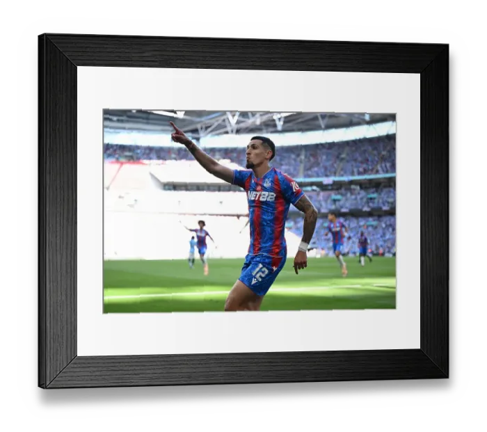 Framed Print : FA Cup Final 2025 Crystal Palace 1 Manchester City 0 Wembley Framed Print : FA Cup Final 2025 Crystal Palace 1 Manchester City 0 Wembley