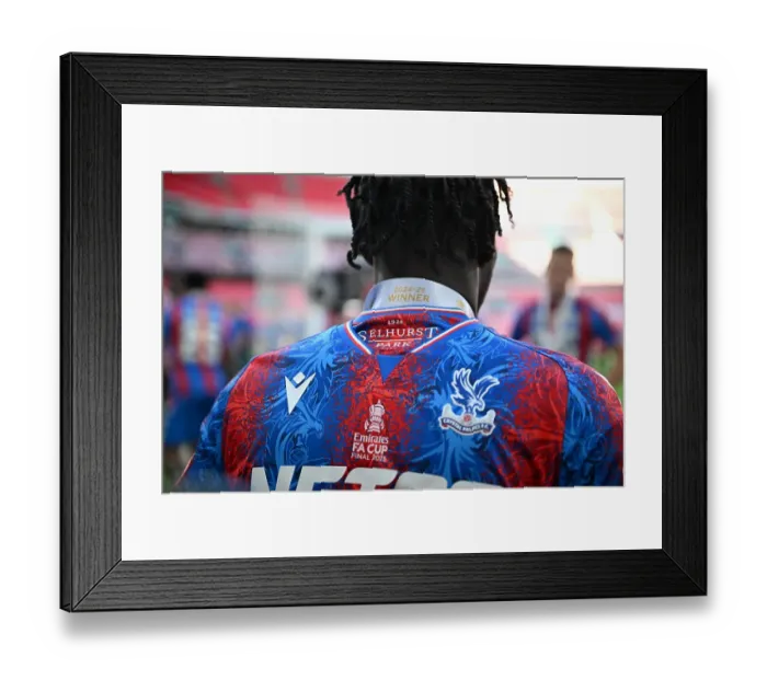 Framed Print : FA Cup Final 2025 Crystal Palace 1 Manchester City 0 Wembley Framed Print : FA Cup Final 2025 Crystal Palace 1 Manchester City 0 Wembley