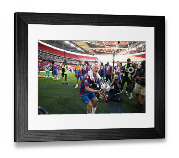 Framed Print : FA Cup Final 2025 Crystal Palace 1 Manchester City 0 Wembley Framed Print : FA Cup Final 2025 Crystal Palace 1 Manchester City 0 Wembley