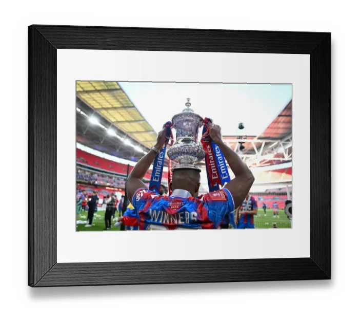 Framed Print : FA Cup Final 2025 Crystal Palace 1 Manchester City 0 Wembley Framed Print : FA Cup Final 2025 Crystal Palace 1 Manchester City 0 Wembley