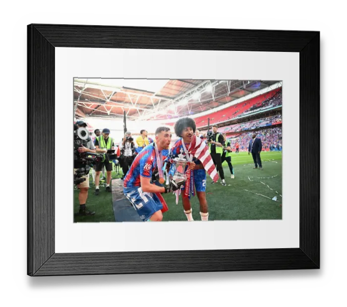 Framed Print : FA Cup Final 2025 Crystal Palace 1 Manchester City 0 Wembley Framed Print : FA Cup Final 2025 Crystal Palace 1 Manchester City 0 Wembley