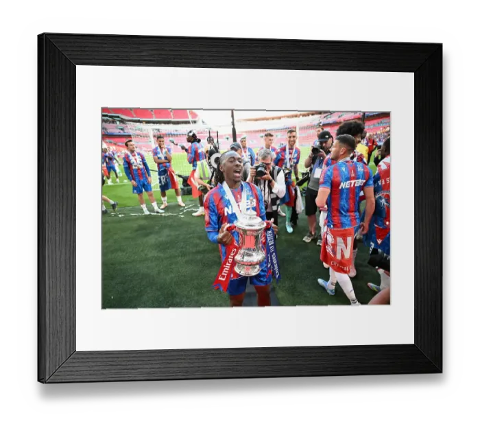 Framed Print : FA Cup Final 2025 Crystal Palace 1 Manchester City 0 Wembley Framed Print : FA Cup Final 2025 Crystal Palace 1 Manchester City 0 Wembley