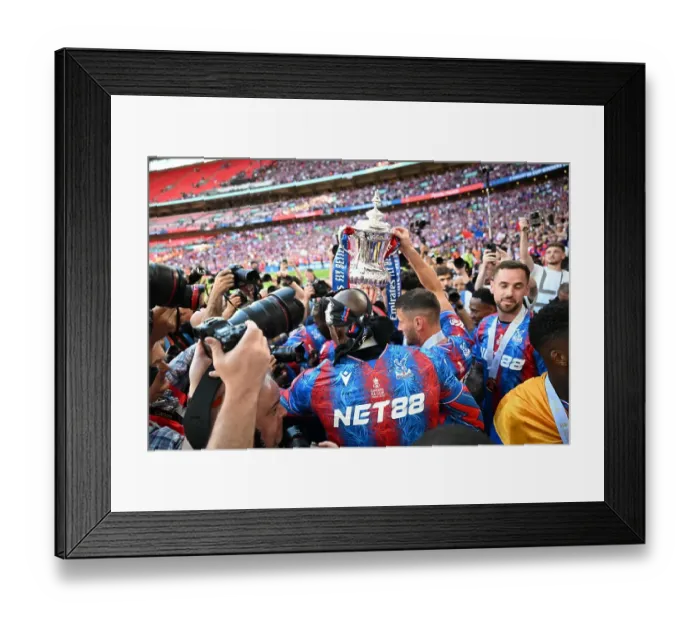 Framed Print : FA Cup Final 2025 Crystal Palace 1 Manchester City 0 Wembley Framed Print : FA Cup Final 2025 Crystal Palace 1 Manchester City 0 Wembley
