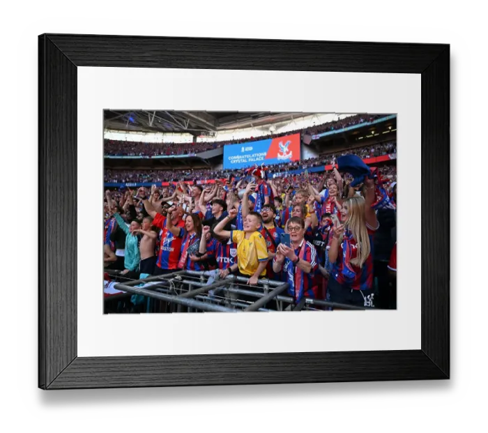 Framed Print : FA Cup Final 2025 Crystal Palace 1 Manchester City 0 Wembley Framed Print : FA Cup Final 2025 Crystal Palace 1 Manchester City 0 Wembley