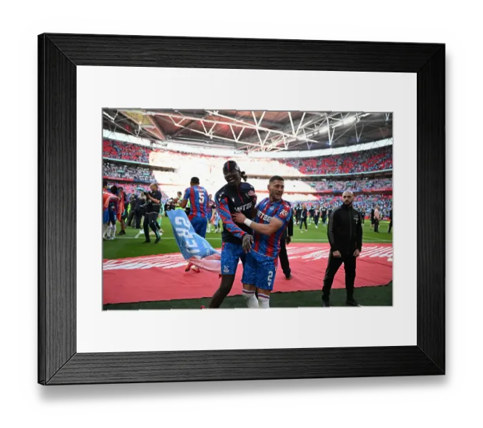 Framed Print : FA Cup Final 2025 Crystal Palace 1 Manchester City 0 Wembley Framed Print : FA Cup Final 2025 Crystal Palace 1 Manchester City 0 Wembley
