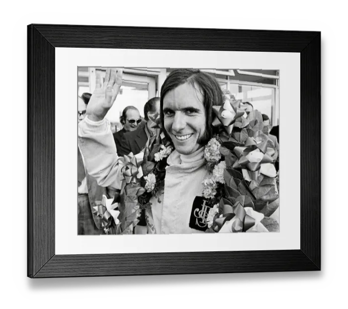Framed Print : Motor racing driver Emerson Fittipaldi Framed Print : Motor racing driver Emerson Fittipaldi