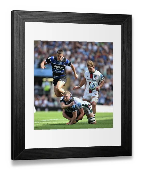 Framed Print : Bath v Leicester Tigers in the 2025 Gallagher English Premiership