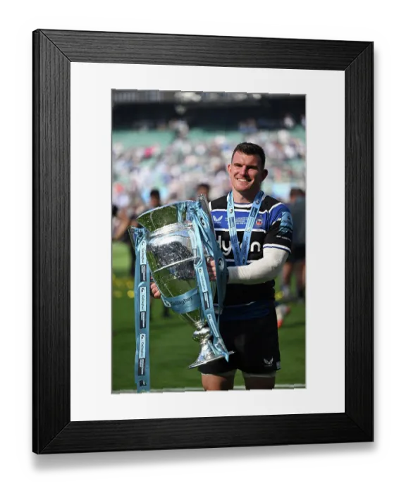 Framed Print : Bath v Leicester Tigers in the 2025 Gallagher English Premiership