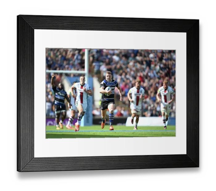Framed Print : Bath v Leicester Tigers in the 2025 Gallagher English Premiership Framed Print : Bath v Leicester Tigers in the 2025 Gallagher English Premiership
