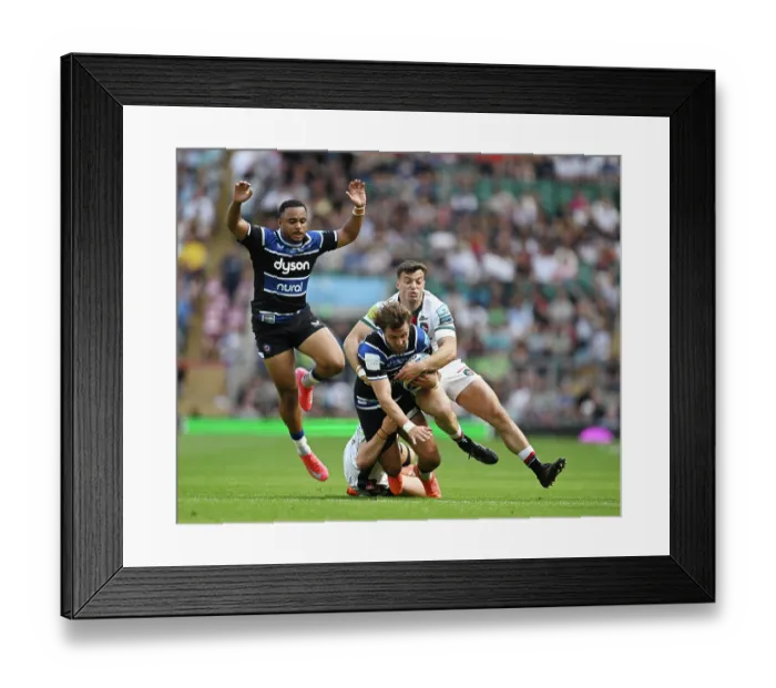 Framed Print : Bath v Leicester Tigers in the 2025 Gallagher English Premiership